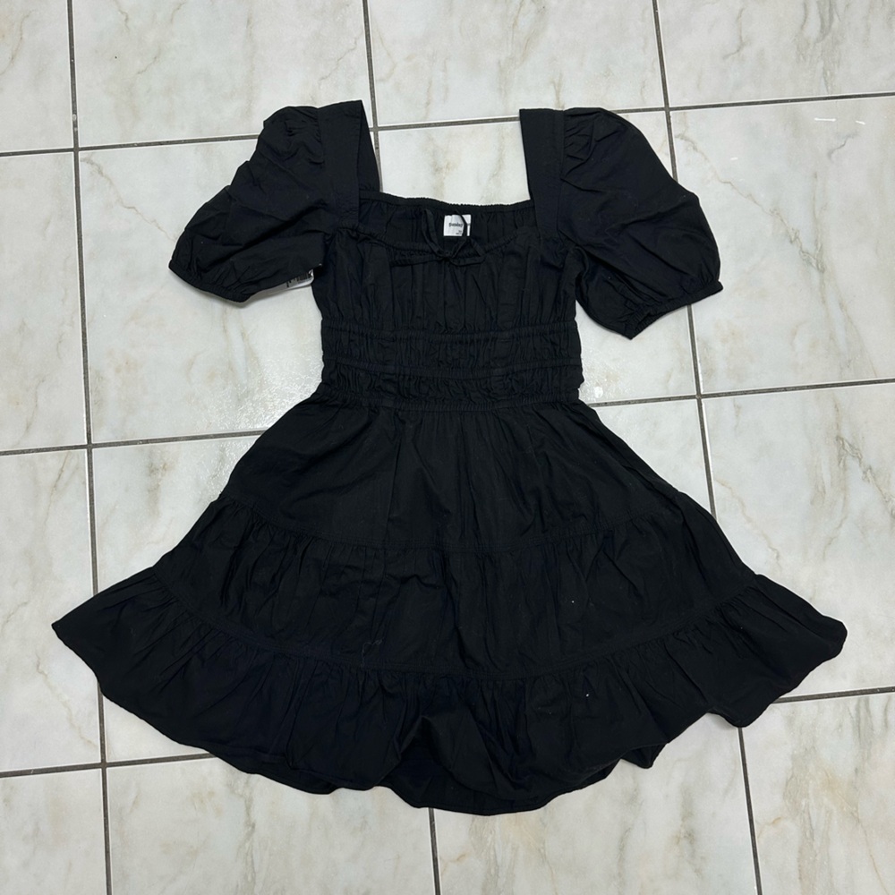 Sunday Best Black Puff Sleeve Blouse